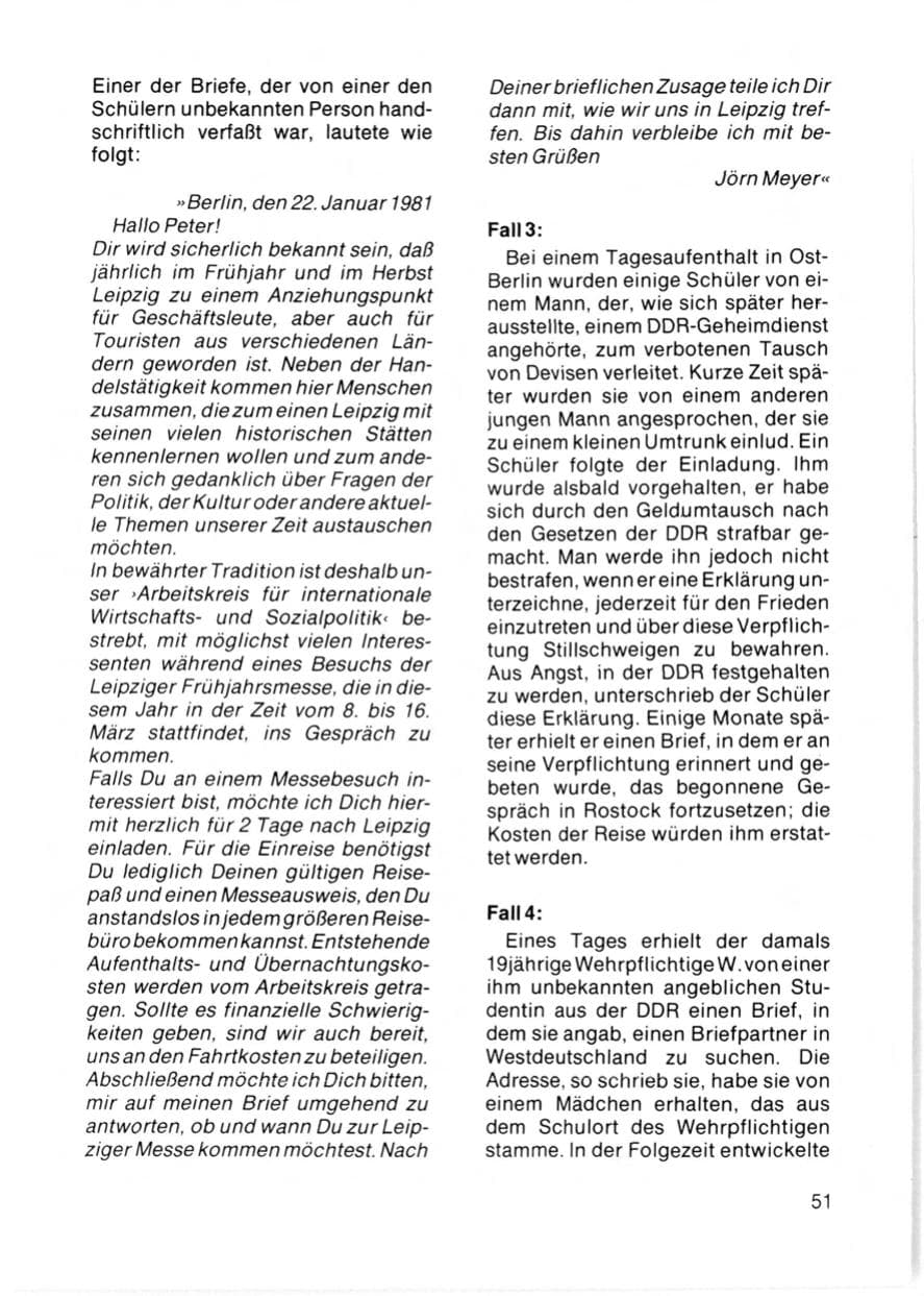 Seite 53 des Verfassungsschutzbericht 1981 Schleswig-Holstein