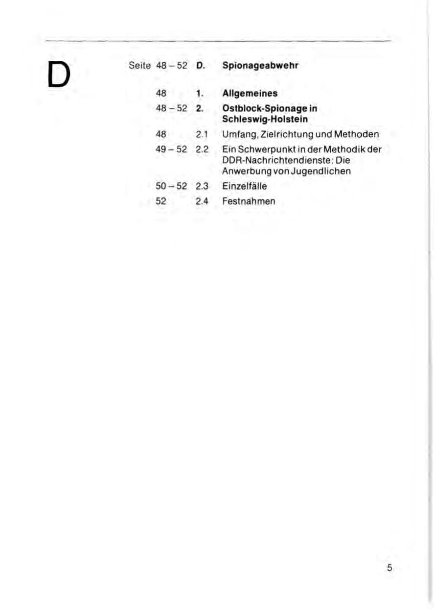 Seite 7 des Verfassungsschutzbericht 1981 Schleswig-Holstein