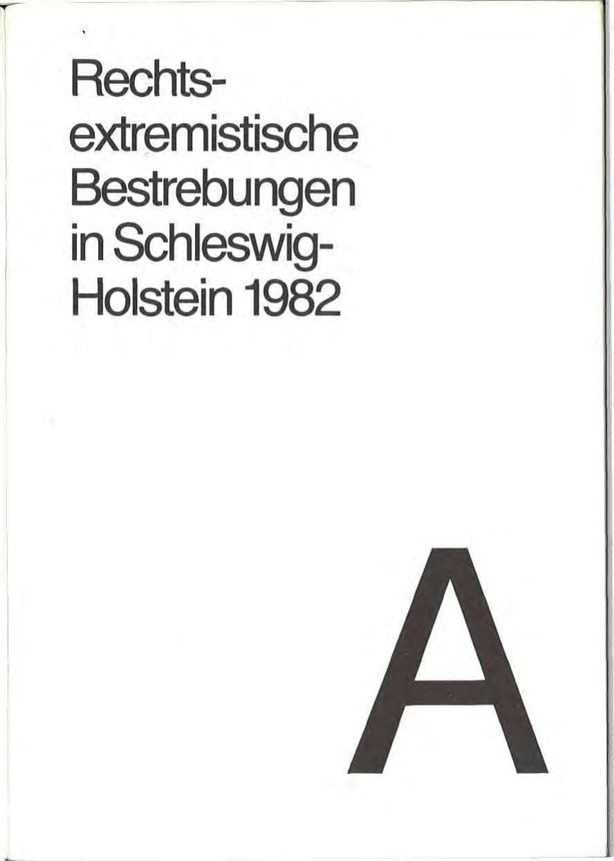 Seite 11 des Verfassungsschutzbericht 1982 Schleswig-Holstein