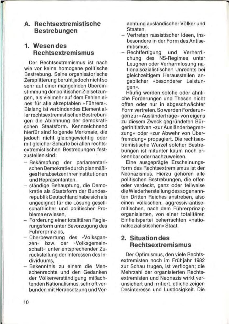 Seite 12 des Verfassungsschutzbericht 1982 Schleswig-Holstein