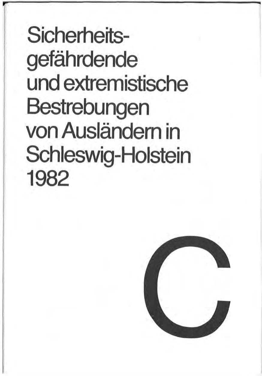 Seite 44 des Verfassungsschutzbericht 1982 Schleswig-Holstein