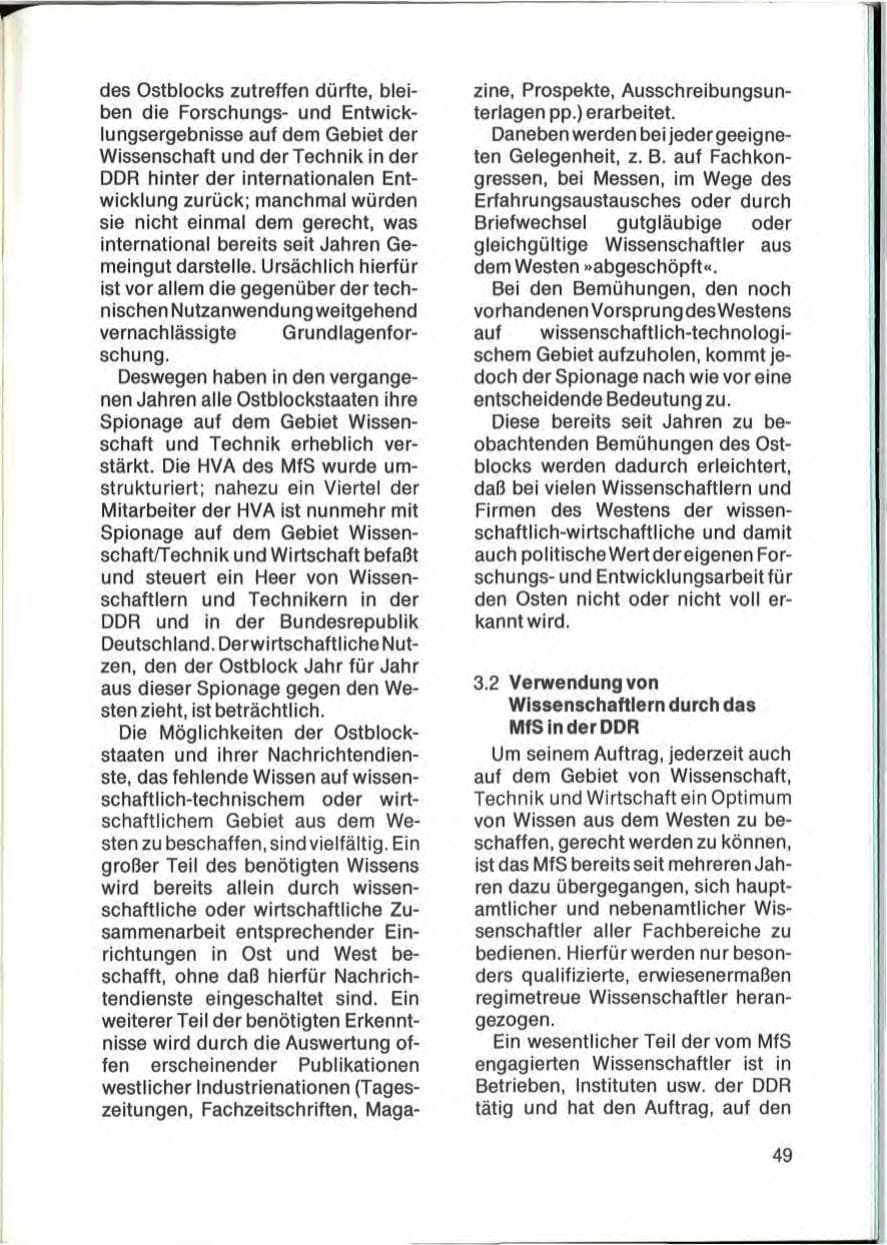 Seite 51 des Verfassungsschutzbericht 1982 Schleswig-Holstein