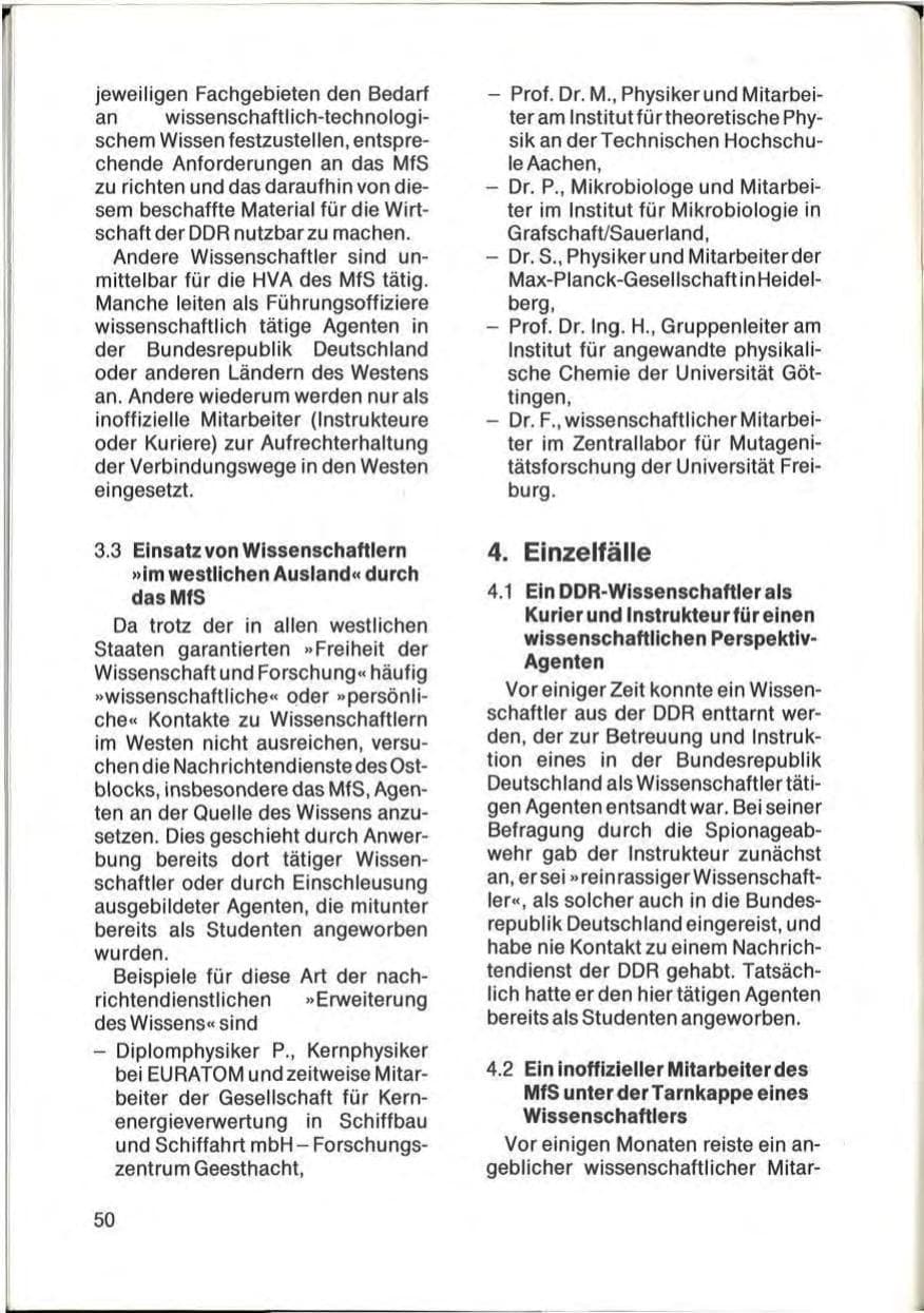 Seite 52 des Verfassungsschutzbericht 1982 Schleswig-Holstein