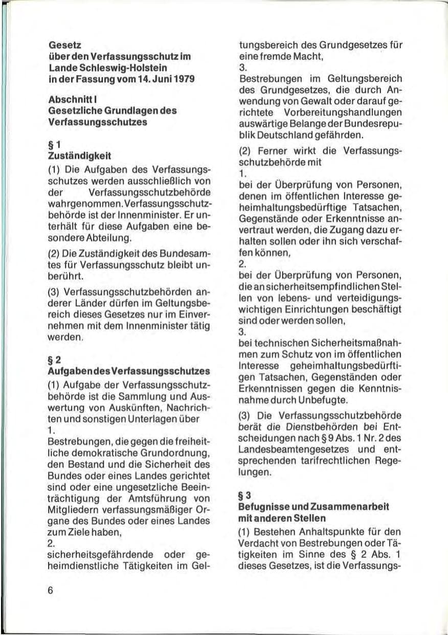 Seite 8 des Verfassungsschutzbericht 1982 Schleswig-Holstein