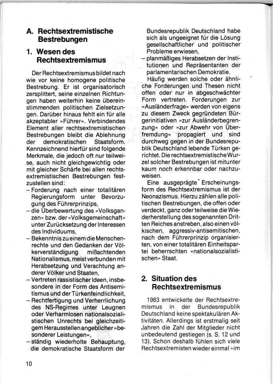 Seite 12 des Verfassungsschutzbericht 1983 Schleswig-Holstein