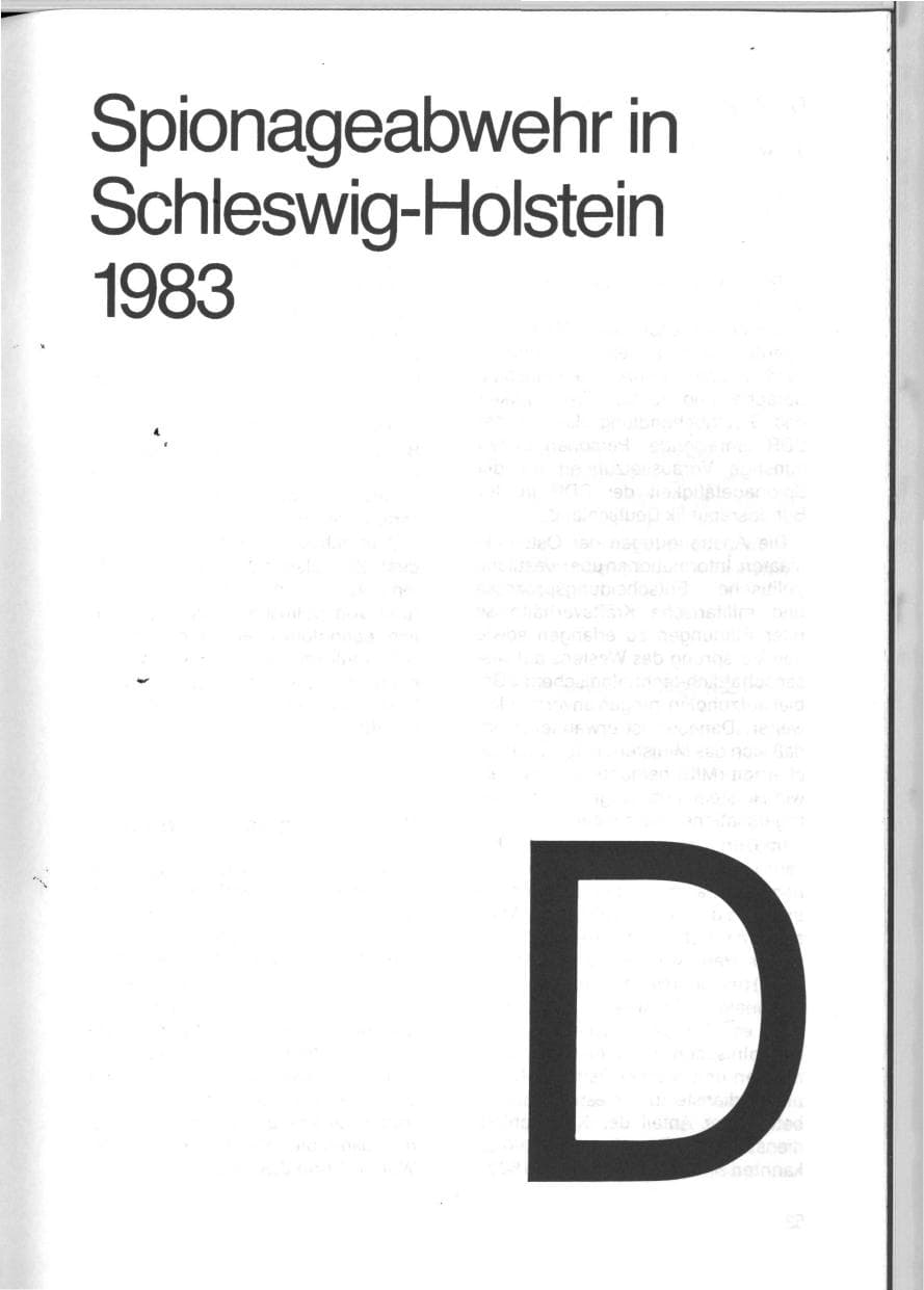 Seite 53 des Verfassungsschutzbericht 1983 Schleswig-Holstein