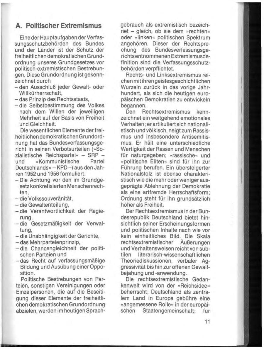Seite 13 des Verfassungsschutzbericht 1984 Schleswig-Holstein