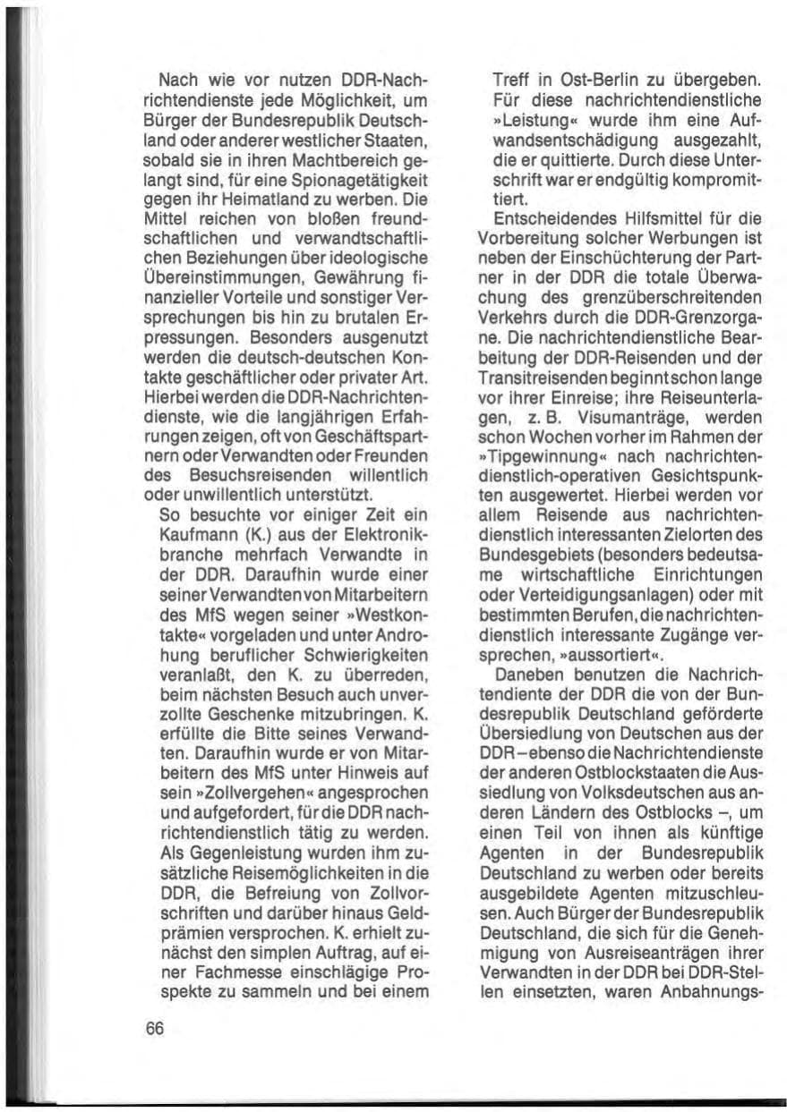 Seite 68 des Verfassungsschutzbericht 1984 Schleswig-Holstein