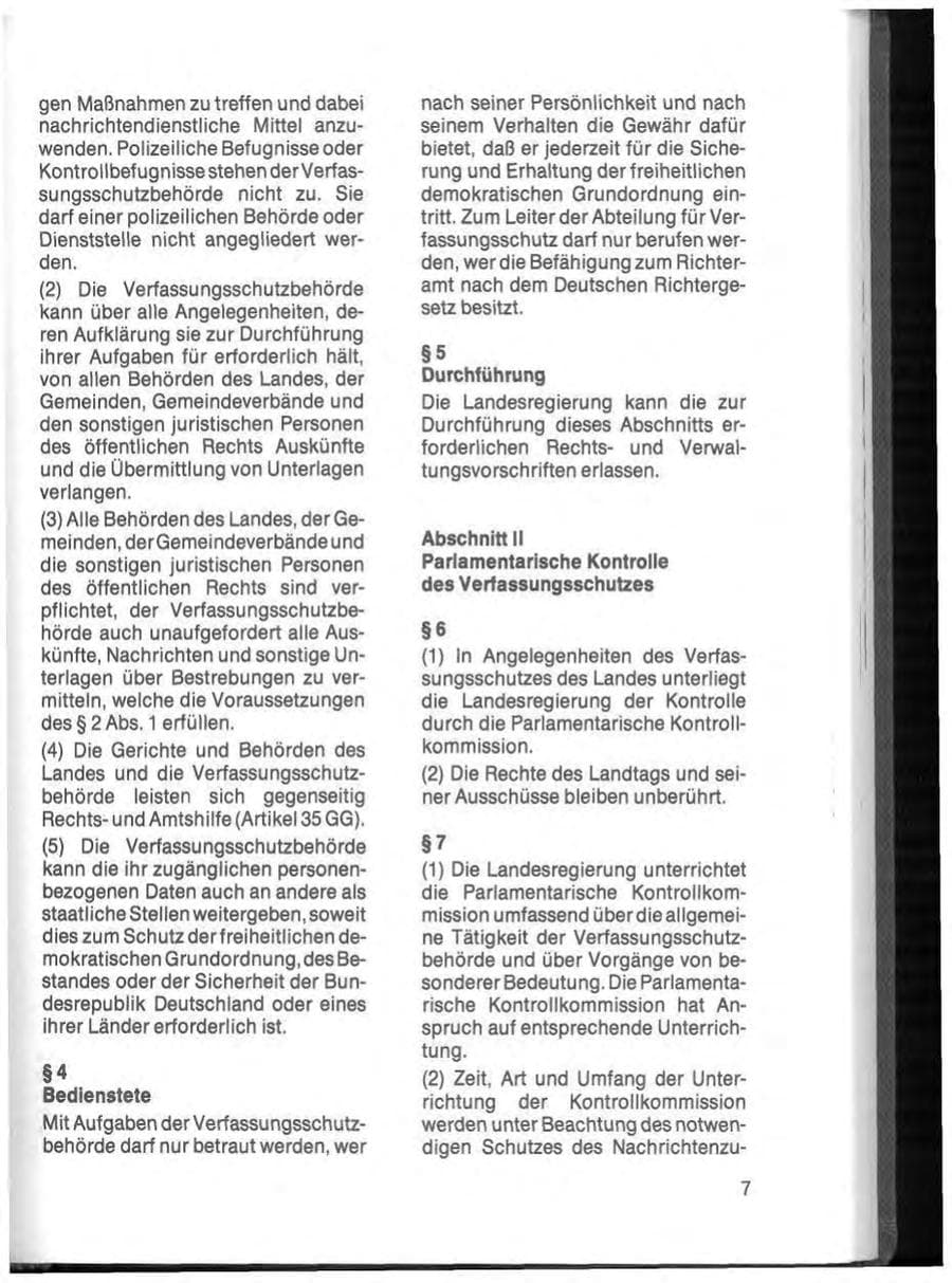Seite 9 des Verfassungsschutzbericht 1984 Schleswig-Holstein