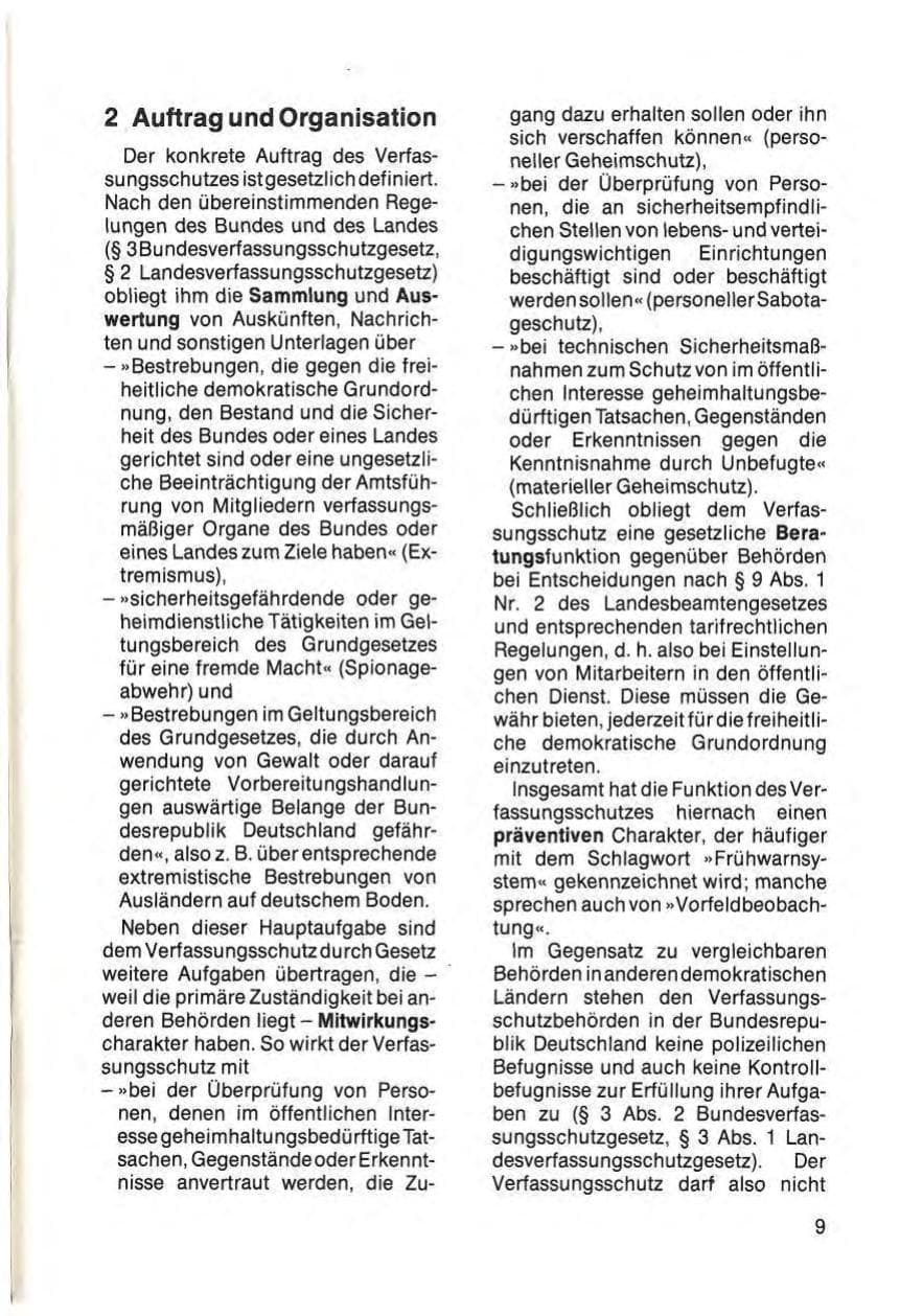 Seite 11 des Verfassungsschutzbericht 1985 Schleswig-Holstein
