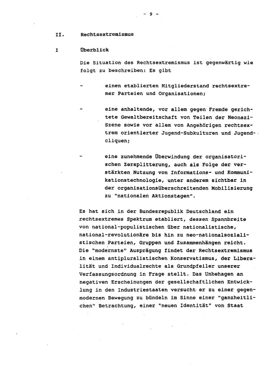 Seite 14 des Verfassungsschutzbericht 1993 Schleswig-Holstein