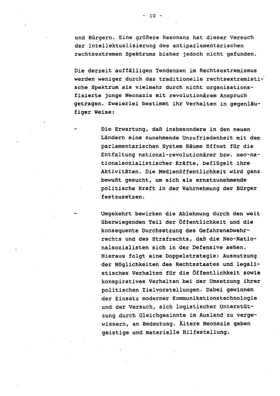 Seite 15 des Verfassungsschutzbericht 1993 Schleswig-Holstein