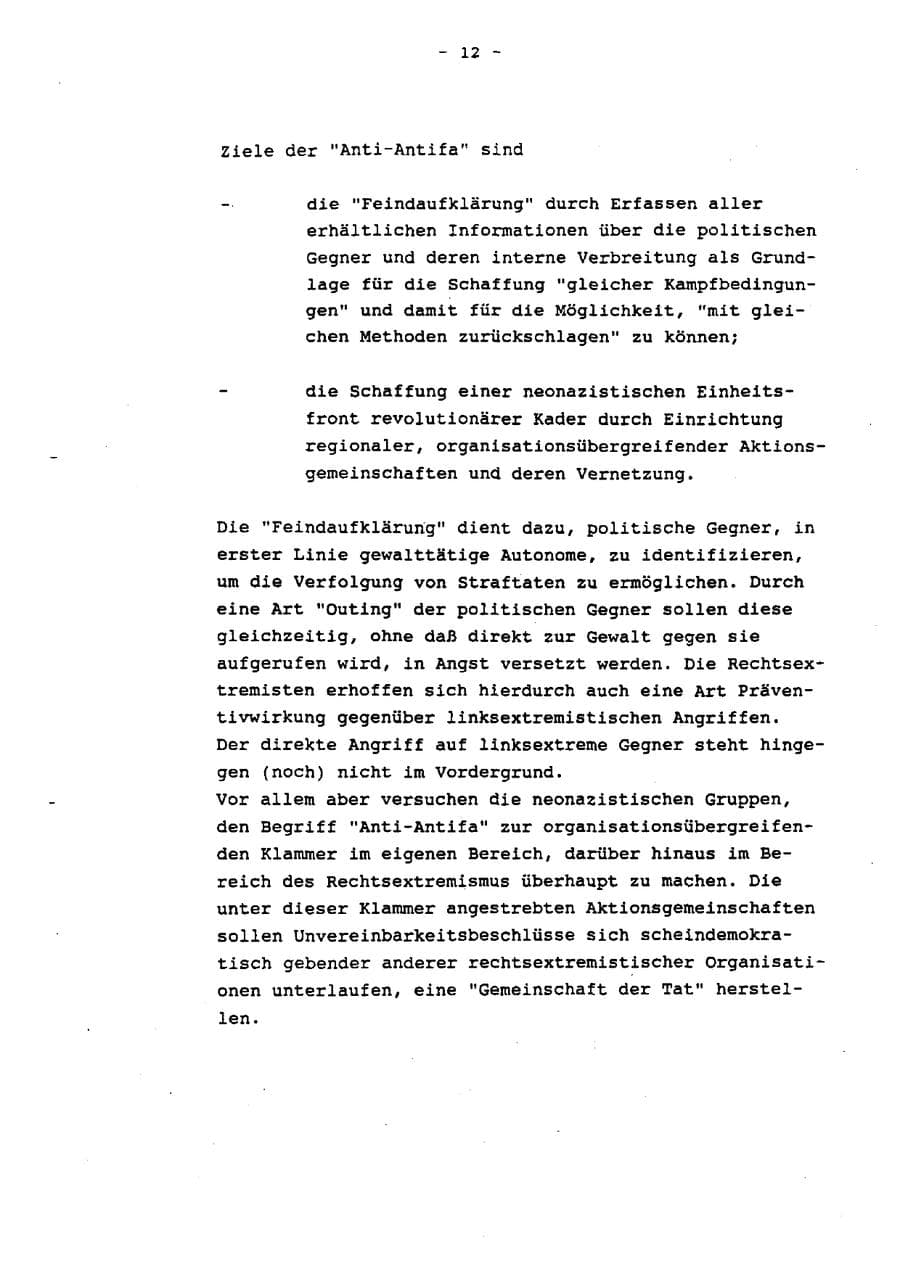 Seite 17 des Verfassungsschutzbericht 1993 Schleswig-Holstein