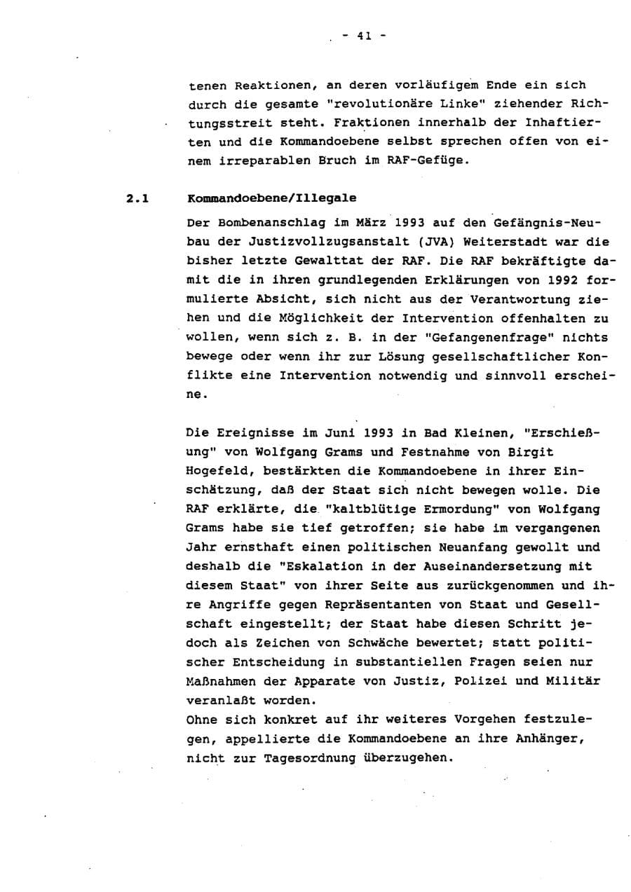 Seite 46 des Verfassungsschutzbericht 1993 Schleswig-Holstein