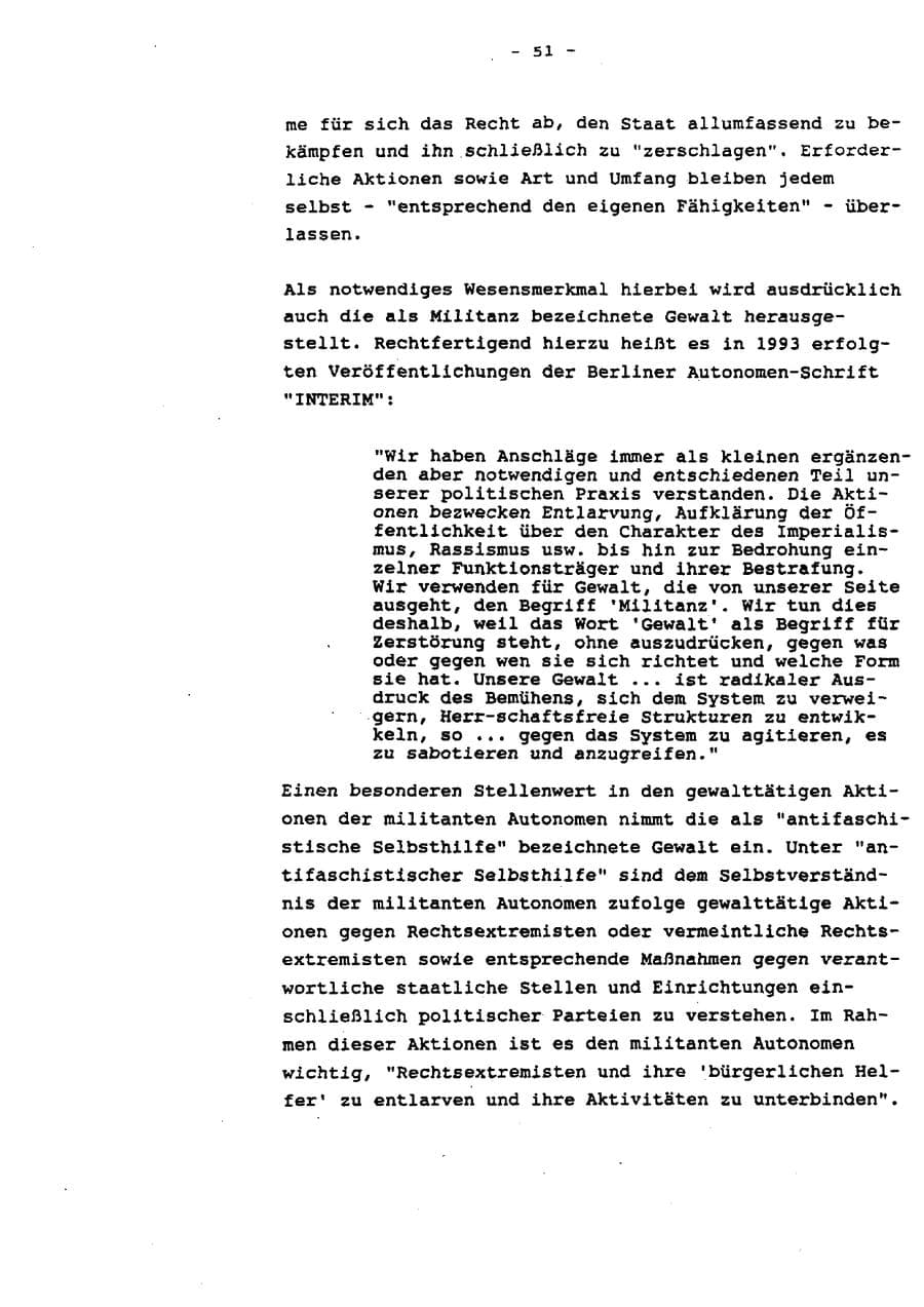 Seite 56 des Verfassungsschutzbericht 1993 Schleswig-Holstein