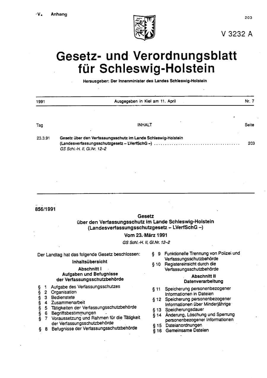 Seite 80 des Verfassungsschutzbericht 1993 Schleswig-Holstein