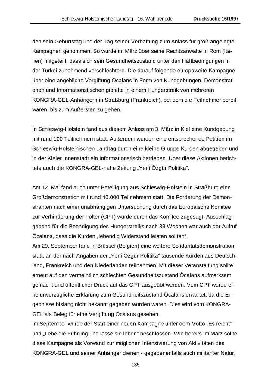 Seite 135 des Verfassungsschutzbericht 2007 Schleswig-Holstein