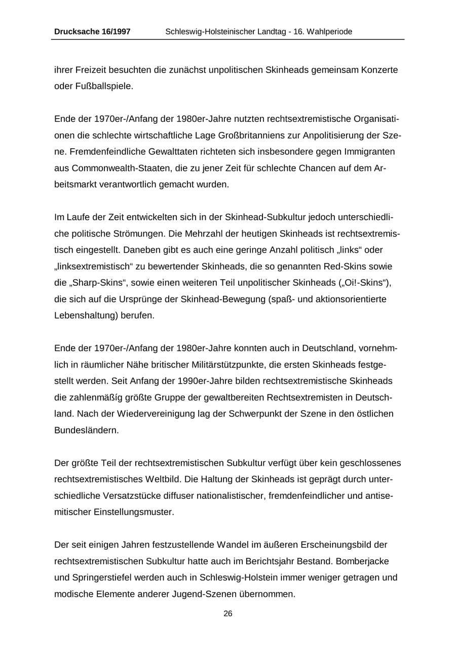 Seite 26 des Verfassungsschutzbericht 2007 Schleswig-Holstein