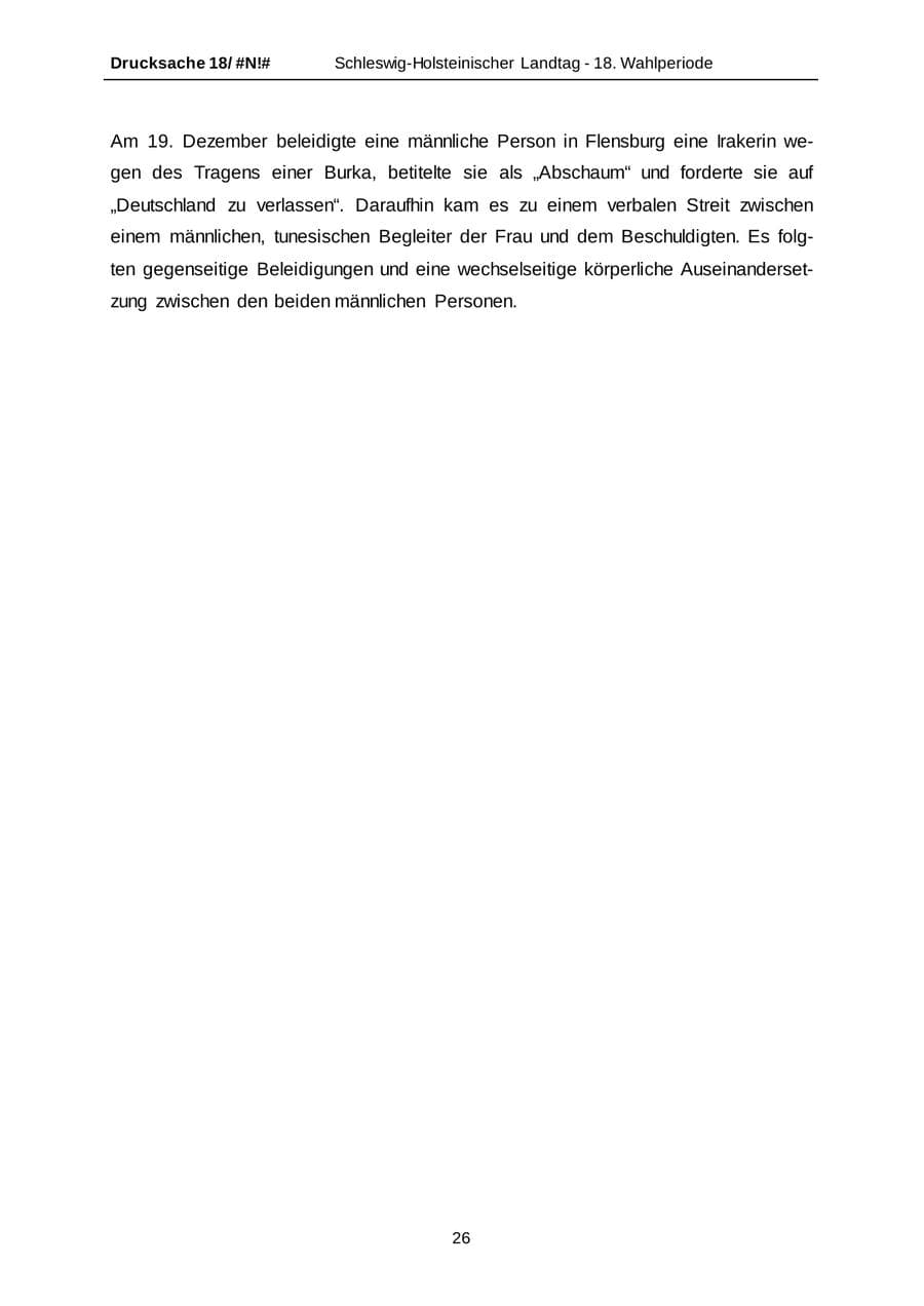 Seite 26 des Verfassungsschutzbericht 2014 Schleswig-Holstein