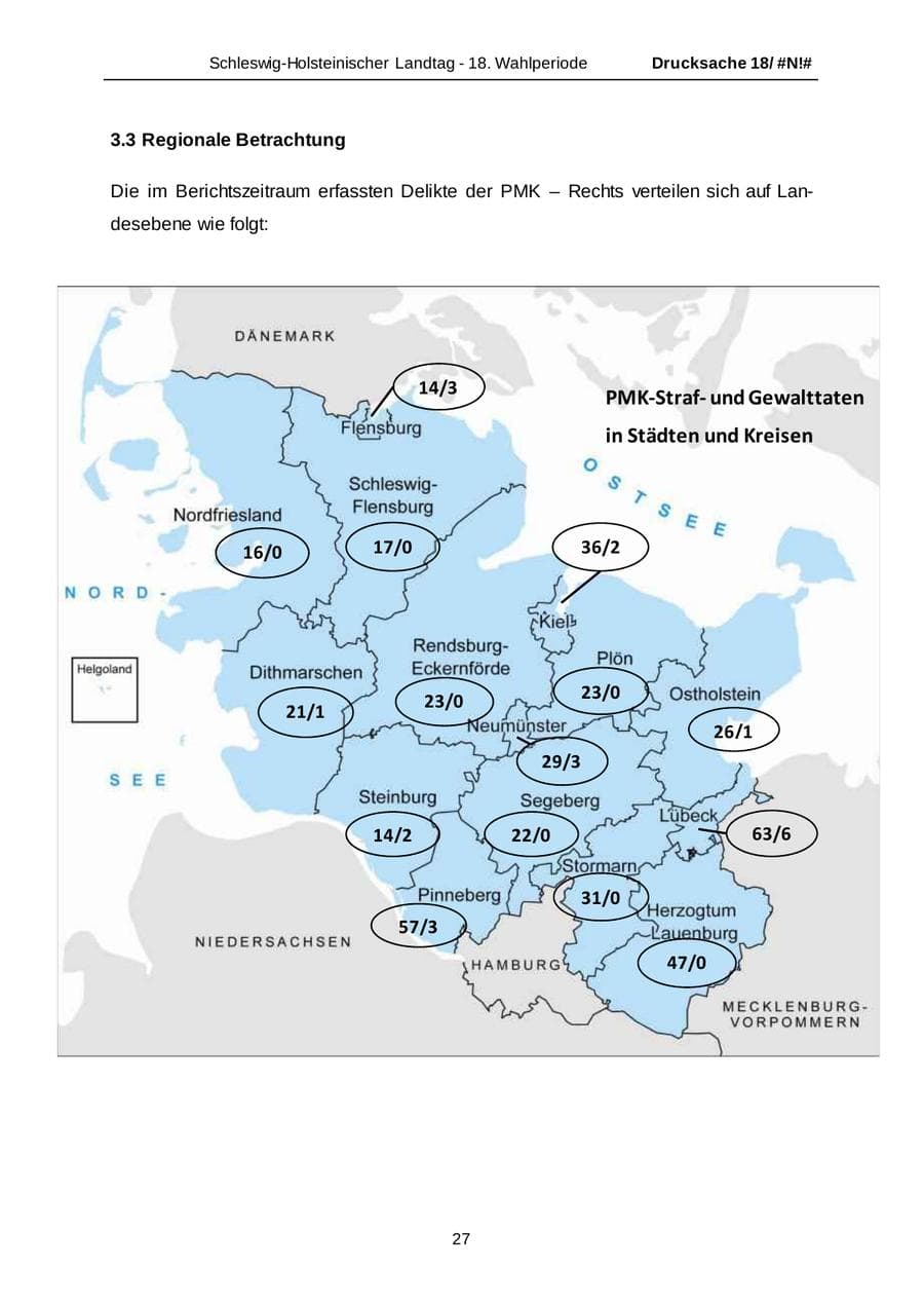 Seite 27 des Verfassungsschutzbericht 2014 Schleswig-Holstein