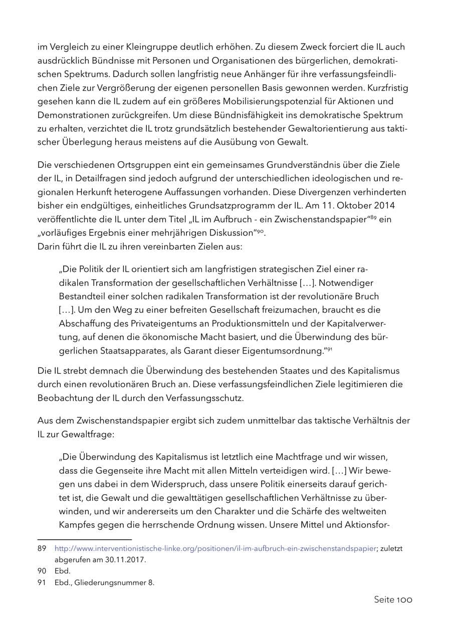 Seite 113 des Verfassungsschutzbericht 2017 Schleswig-Holstein