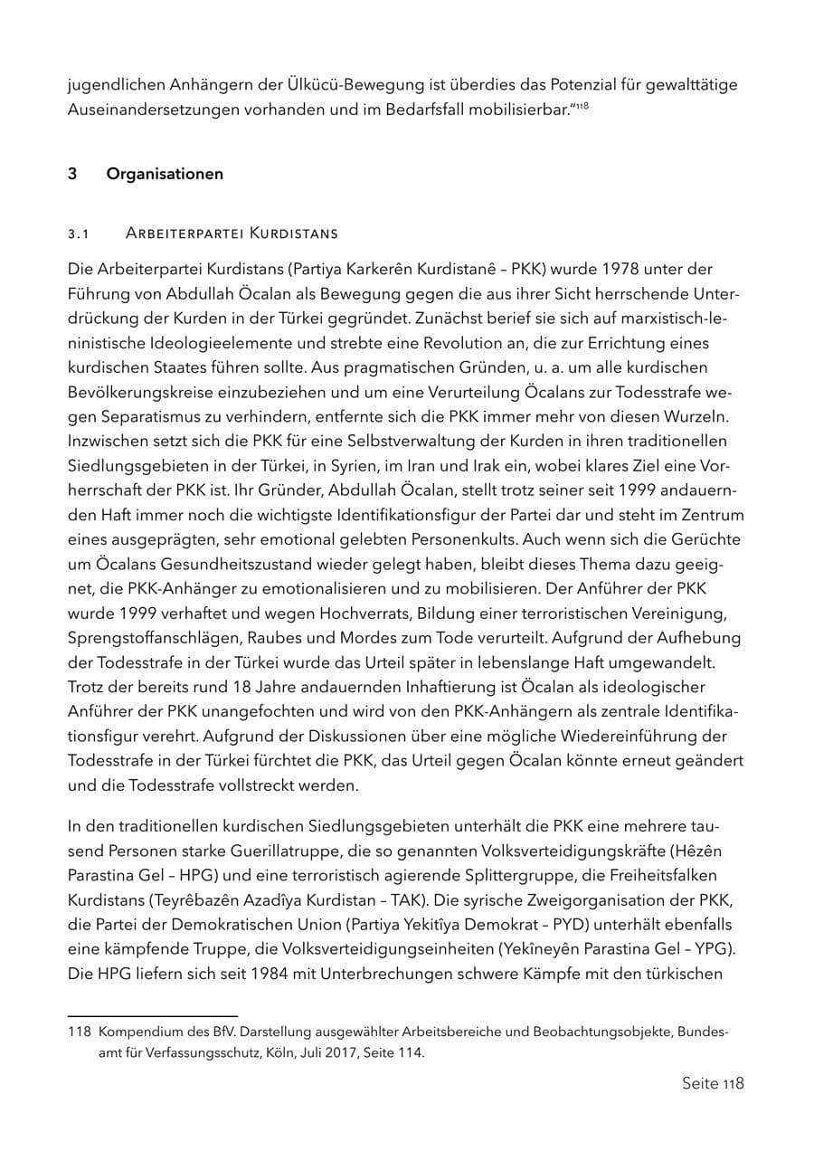 Seite 131 des Verfassungsschutzbericht 2017 Schleswig-Holstein