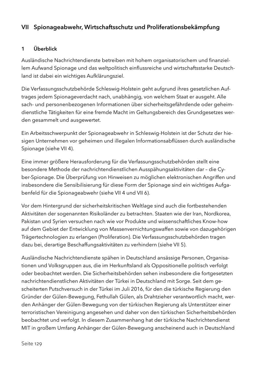 Seite 142 des Verfassungsschutzbericht 2017 Schleswig-Holstein