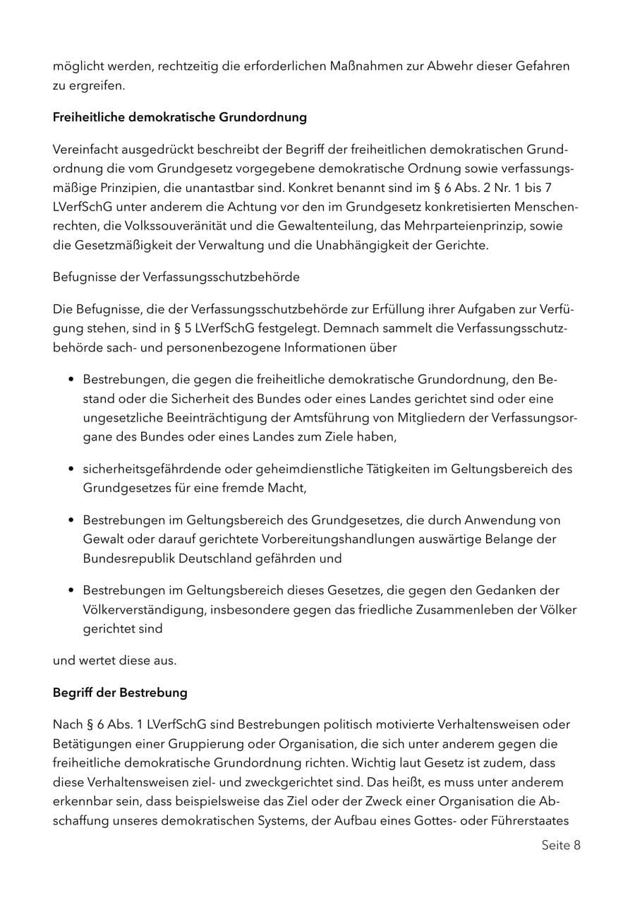 Seite 21 des Verfassungsschutzbericht 2017 Schleswig-Holstein
