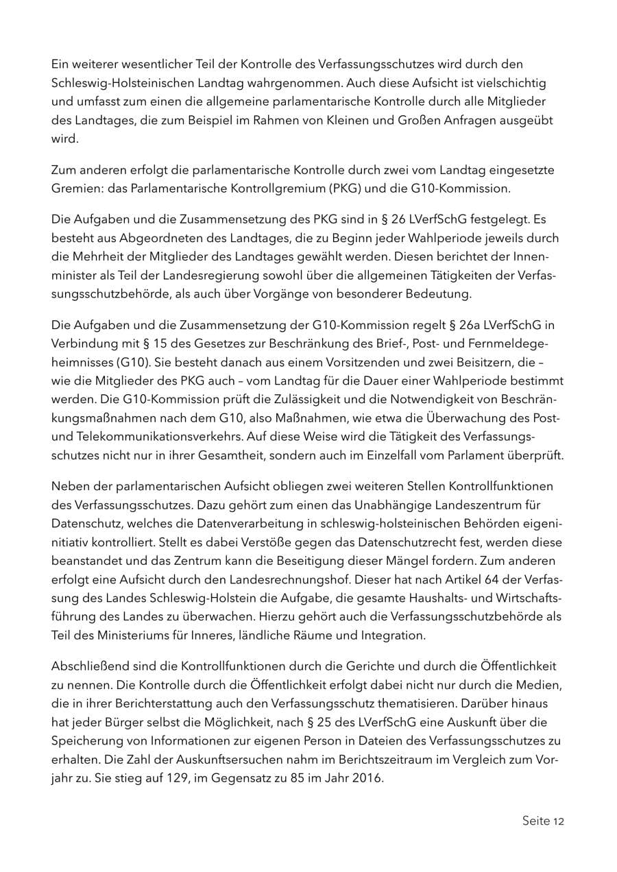 Seite 25 des Verfassungsschutzbericht 2017 Schleswig-Holstein