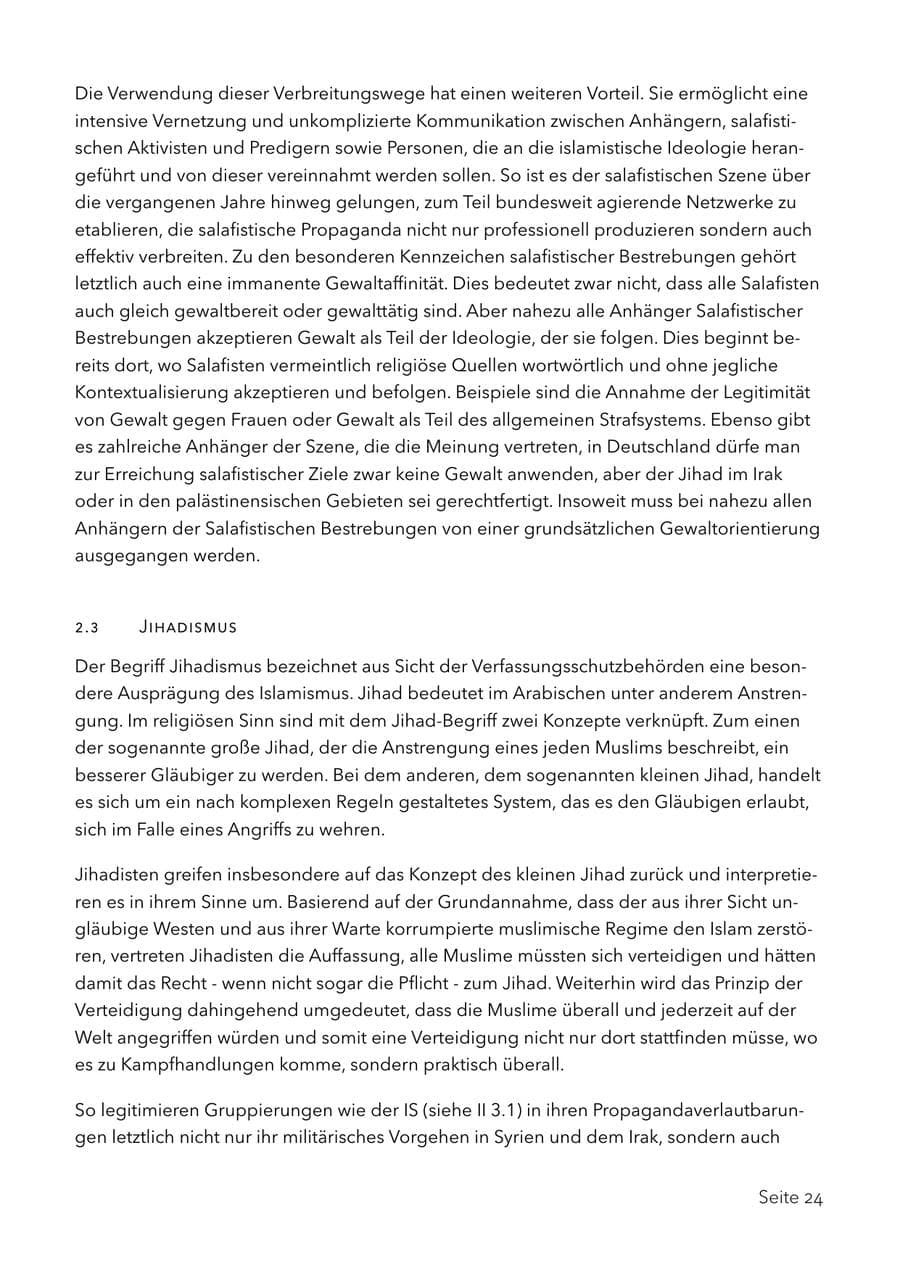 Seite 37 des Verfassungsschutzbericht 2017 Schleswig-Holstein