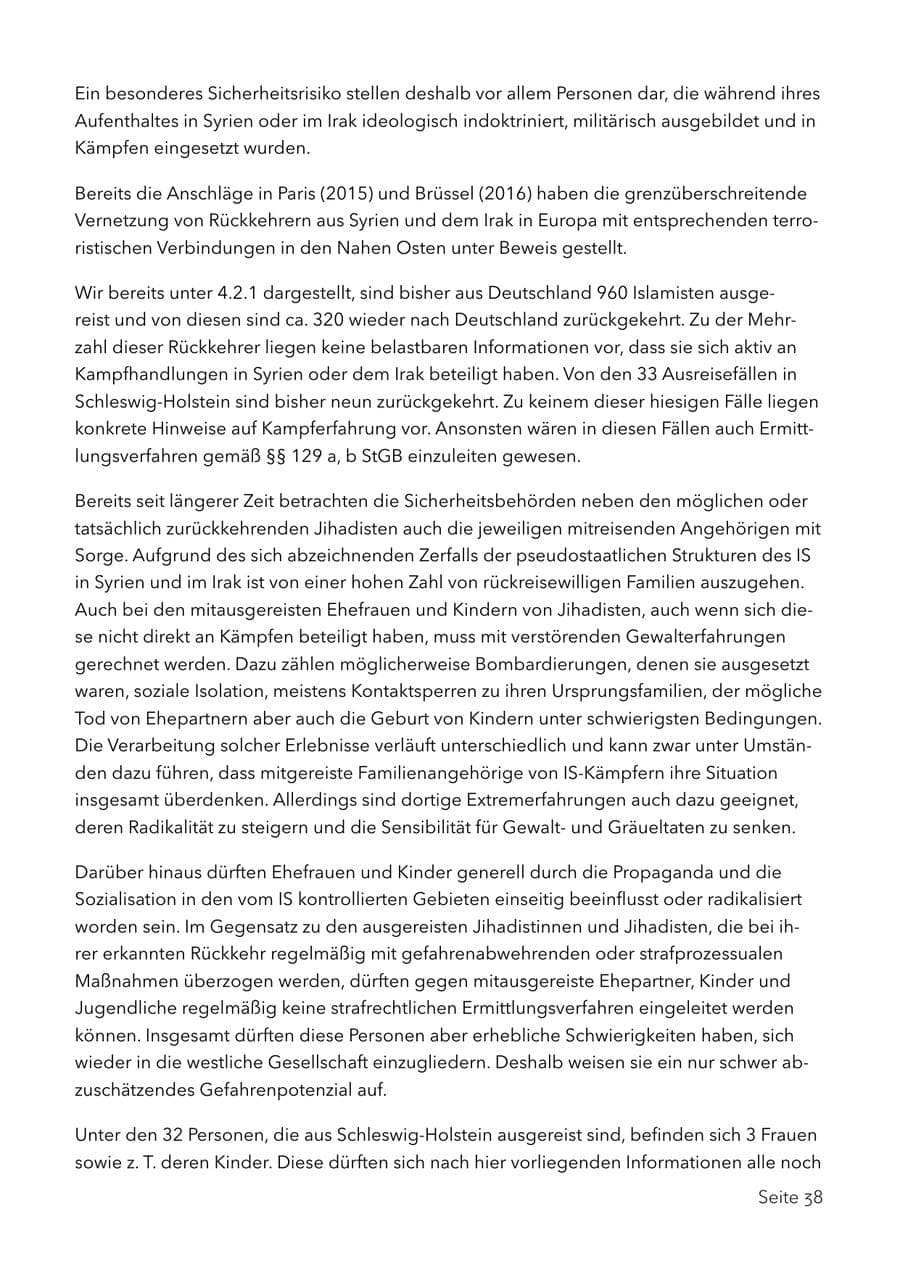 Seite 51 des Verfassungsschutzbericht 2017 Schleswig-Holstein