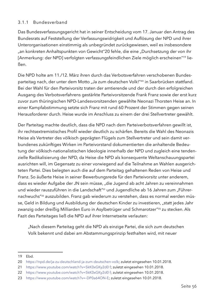 Seite 69 des Verfassungsschutzbericht 2017 Schleswig-Holstein