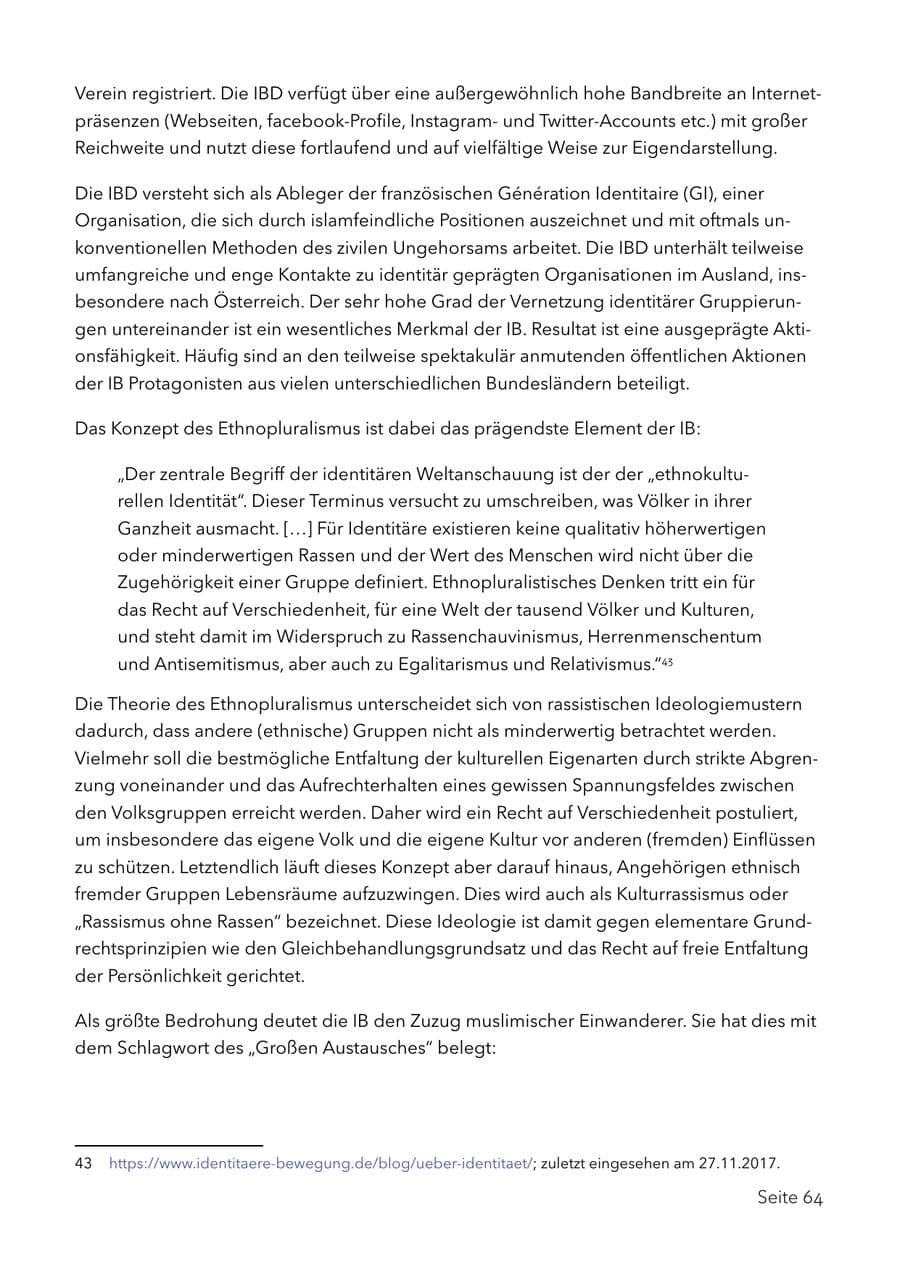 Seite 77 des Verfassungsschutzbericht 2017 Schleswig-Holstein