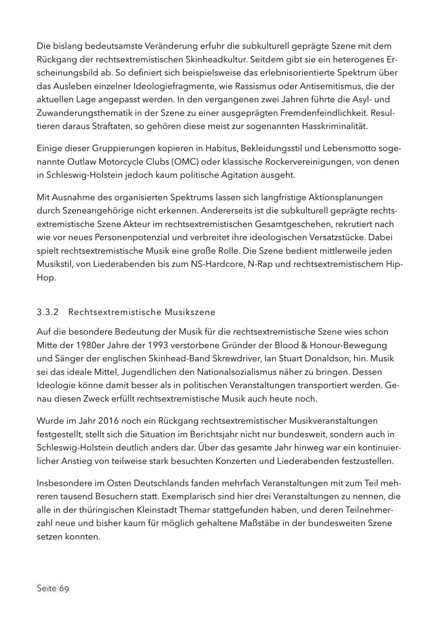 Seite 82 des Verfassungsschutzbericht 2017 Schleswig-Holstein
