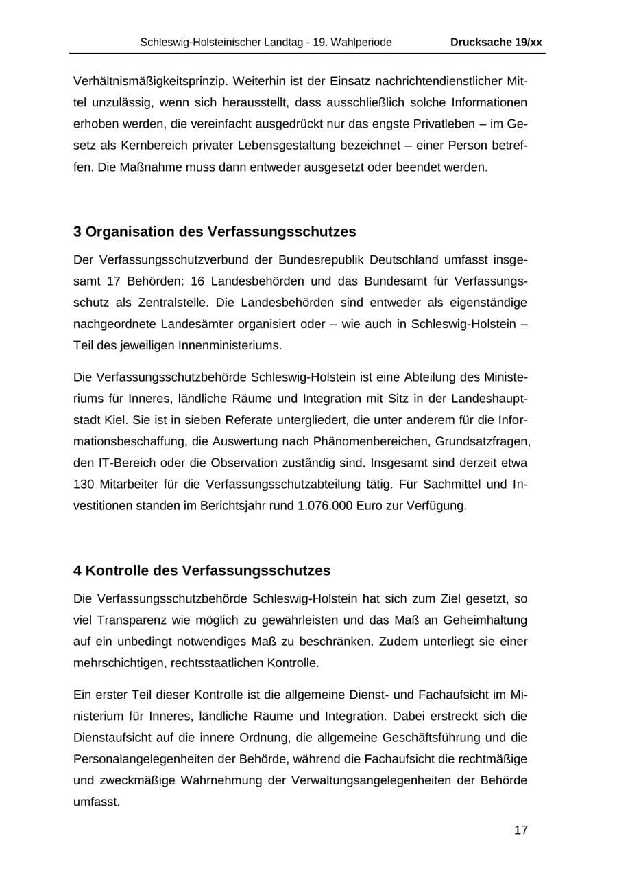 Seite 29 des Verfassungsschutzbericht 2018 Schleswig-Holstein