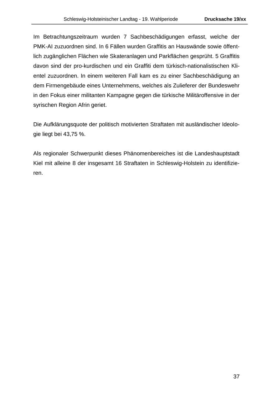 Seite 49 des Verfassungsschutzbericht 2018 Schleswig-Holstein
