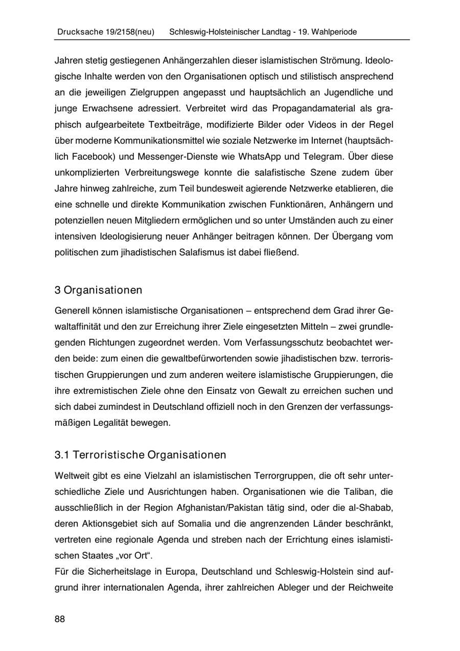 Seite 102 des Verfassungsschutzbericht 2019 Schleswig-Holstein