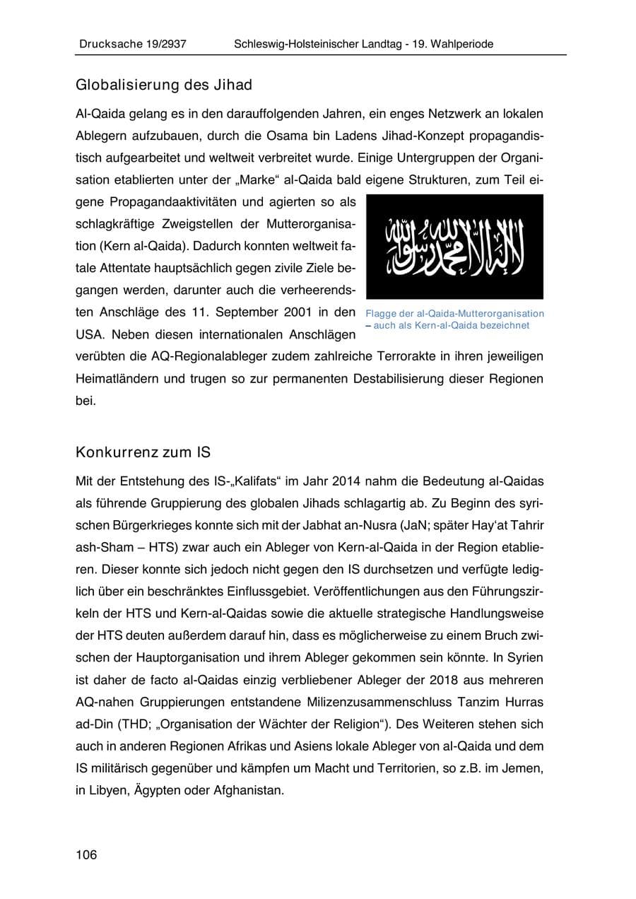 Seite 118 des Verfassungsschutzbericht 2020 Schleswig-Holstein