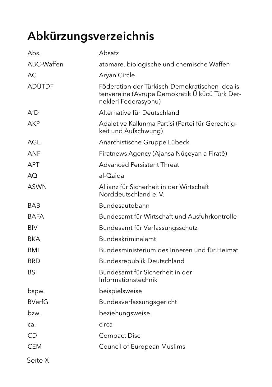 Seite 14 des Verfassungsschutzbericht 2023 Schleswig-Holstein