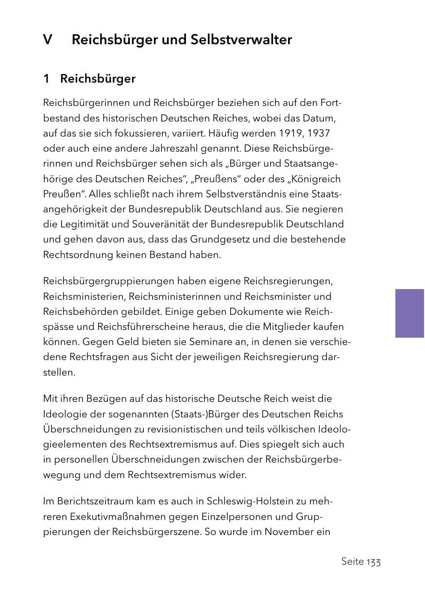 Seite 157 des Verfassungsschutzbericht 2023 Schleswig-Holstein