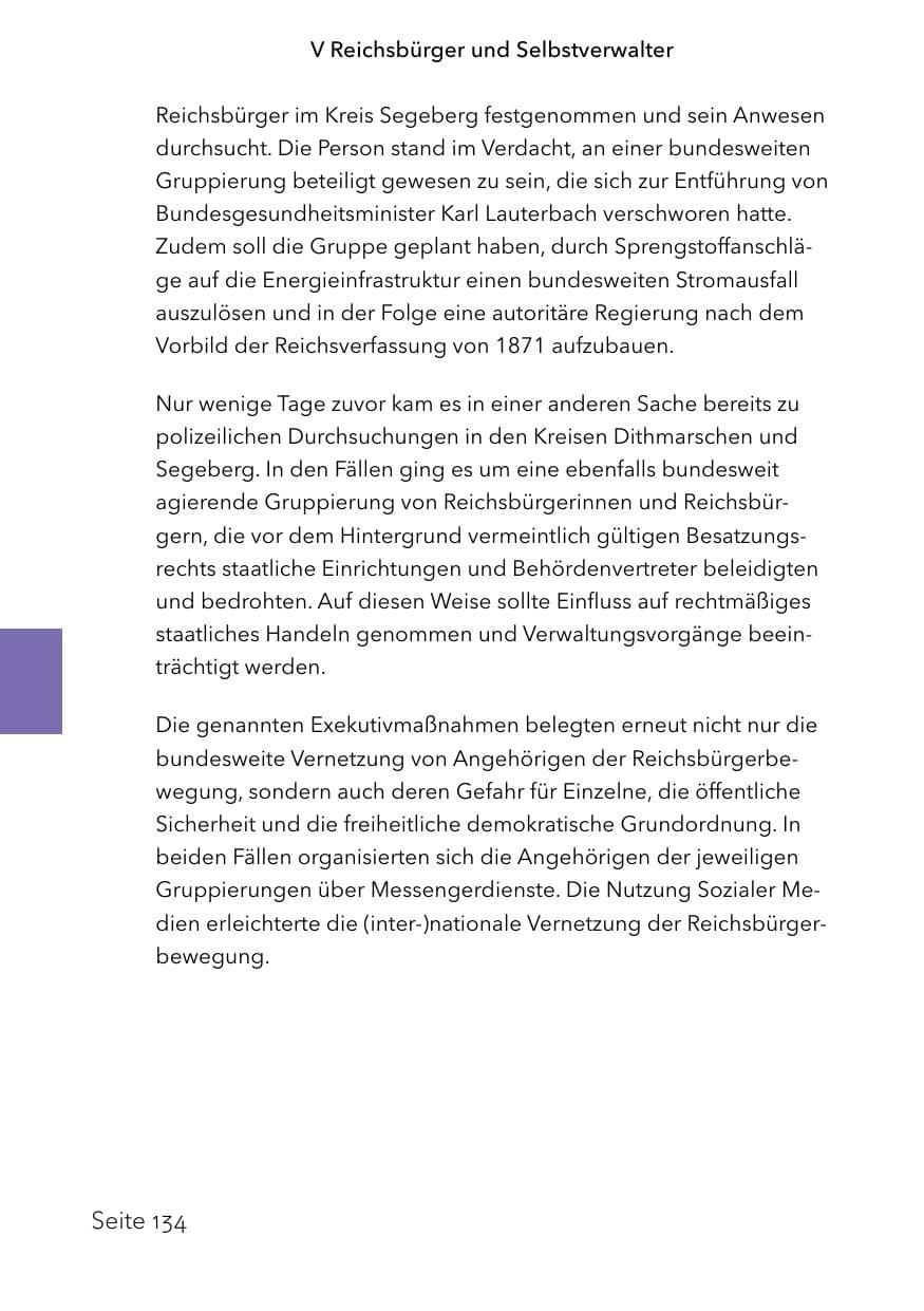 Seite 158 des Verfassungsschutzbericht 2023 Schleswig-Holstein