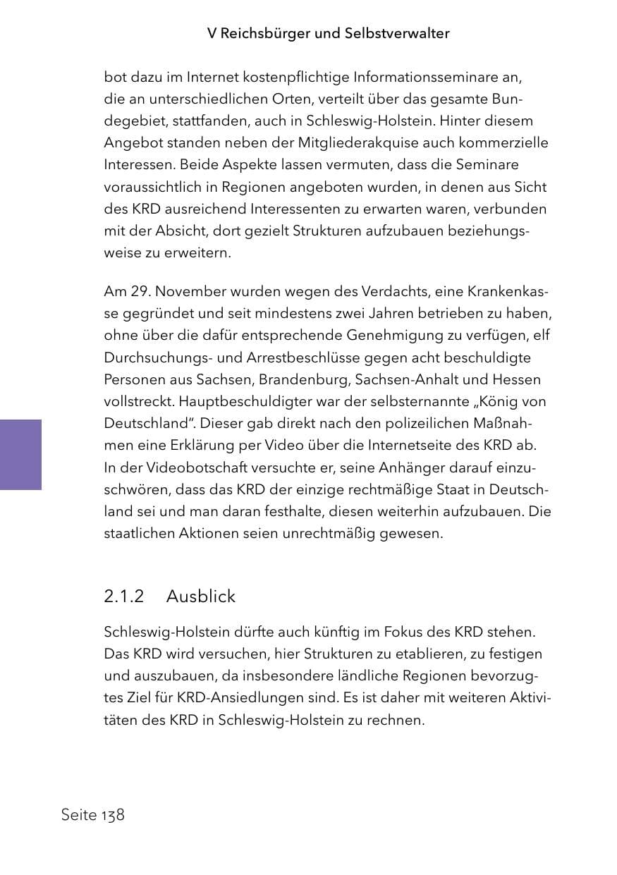 Seite 162 des Verfassungsschutzbericht 2023 Schleswig-Holstein