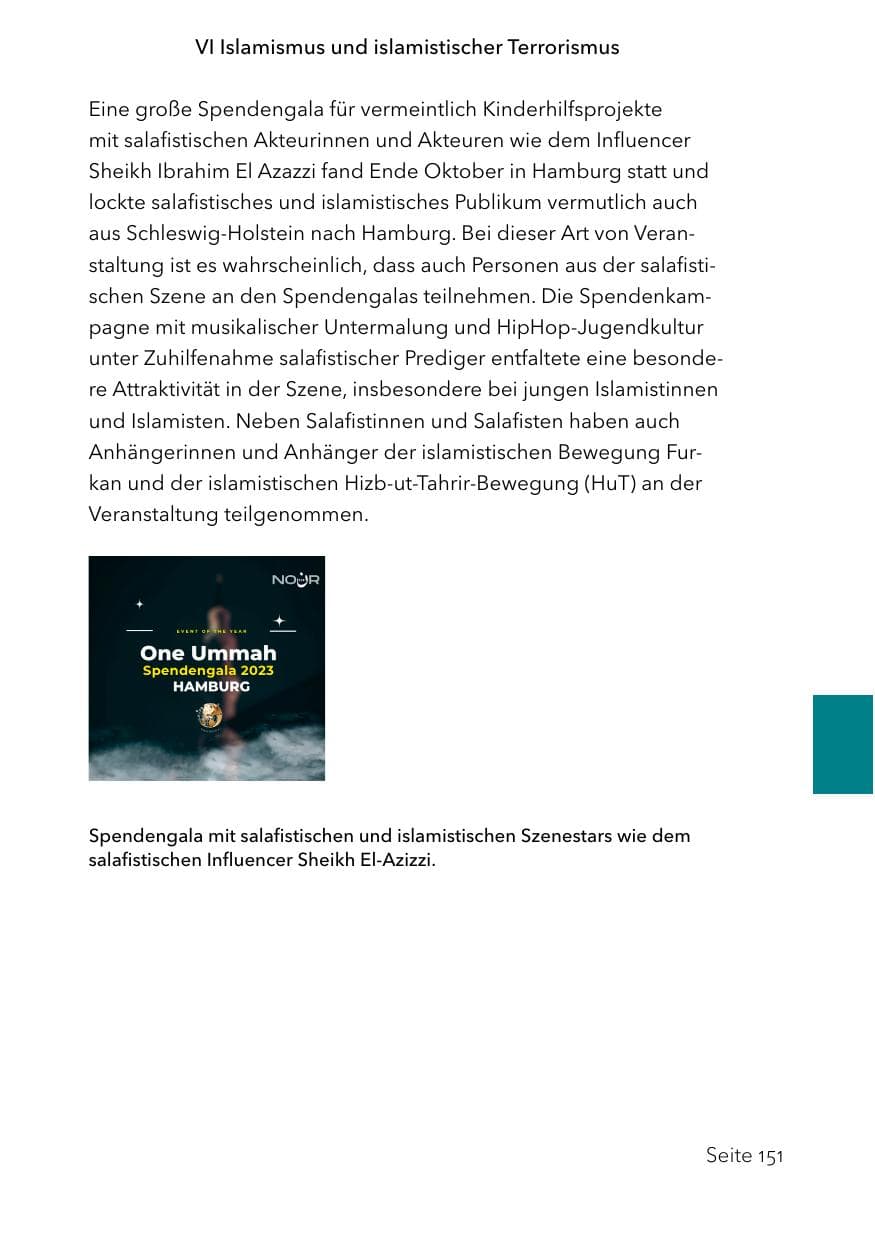 Seite 175 des Verfassungsschutzbericht 2023 Schleswig-Holstein