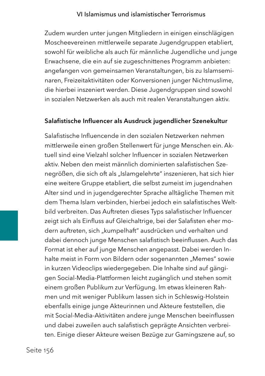 Seite 180 des Verfassungsschutzbericht 2023 Schleswig-Holstein