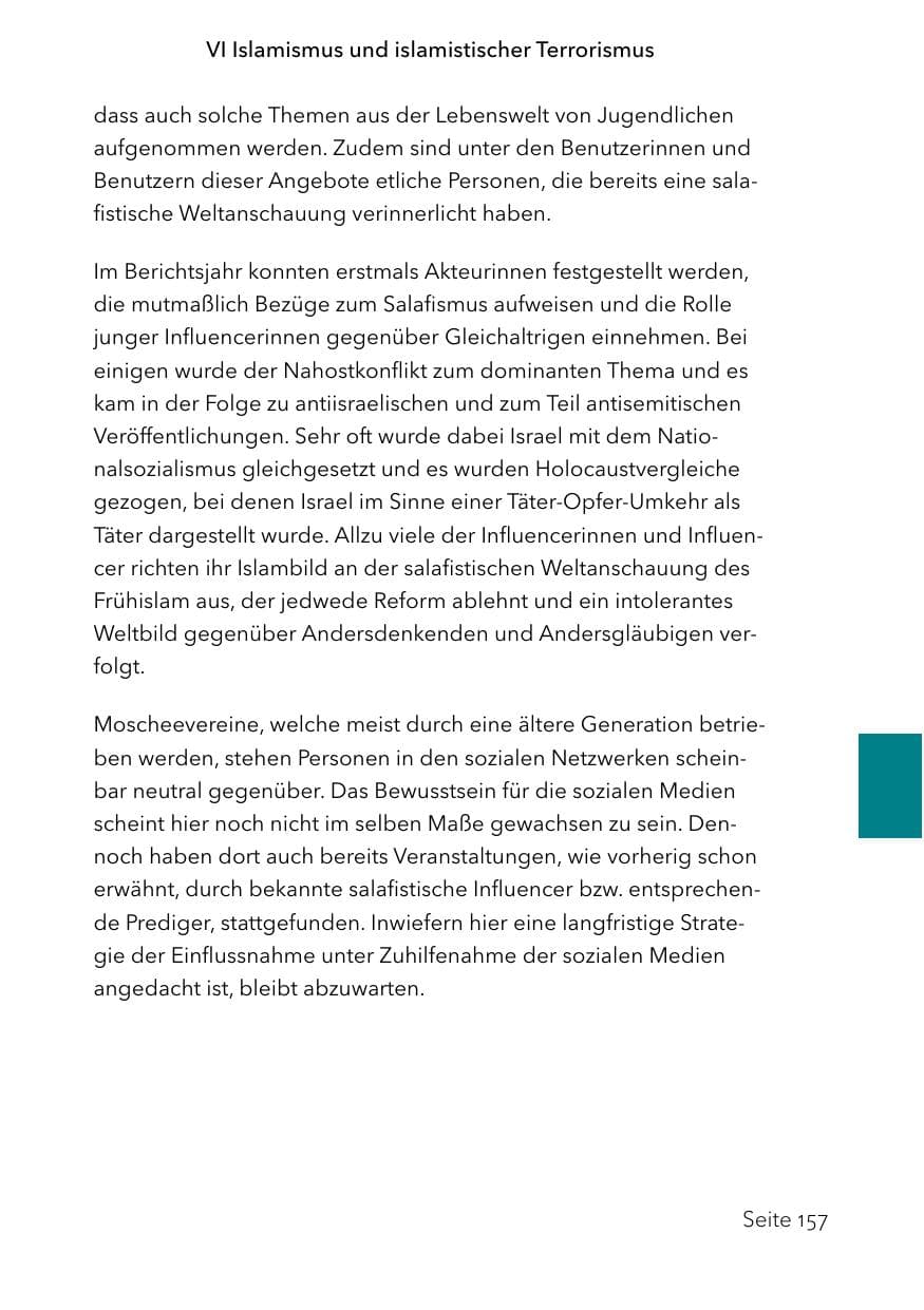 Seite 181 des Verfassungsschutzbericht 2023 Schleswig-Holstein