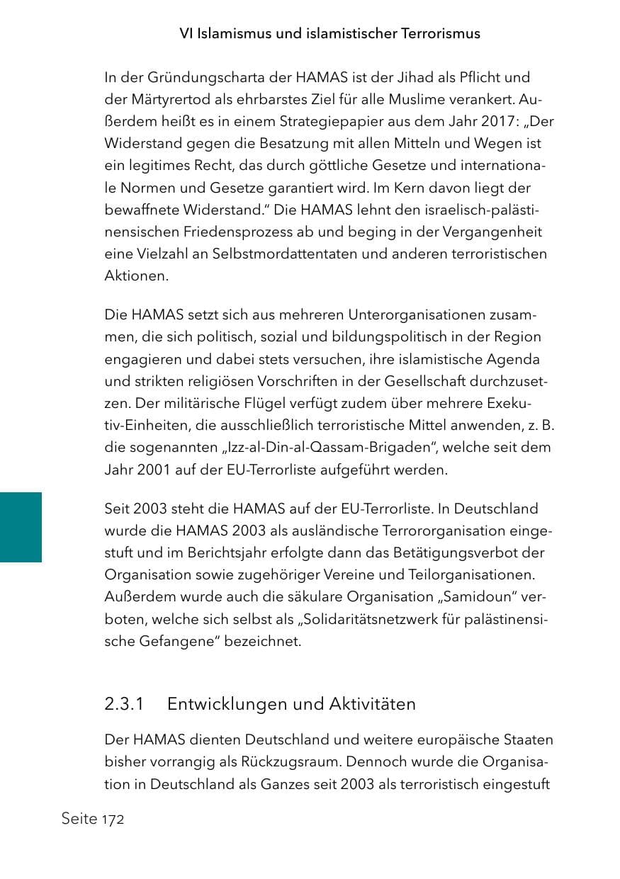 Seite 196 des Verfassungsschutzbericht 2023 Schleswig-Holstein