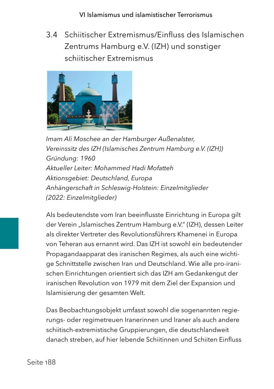 Seite 212 des Verfassungsschutzbericht 2023 Schleswig-Holstein