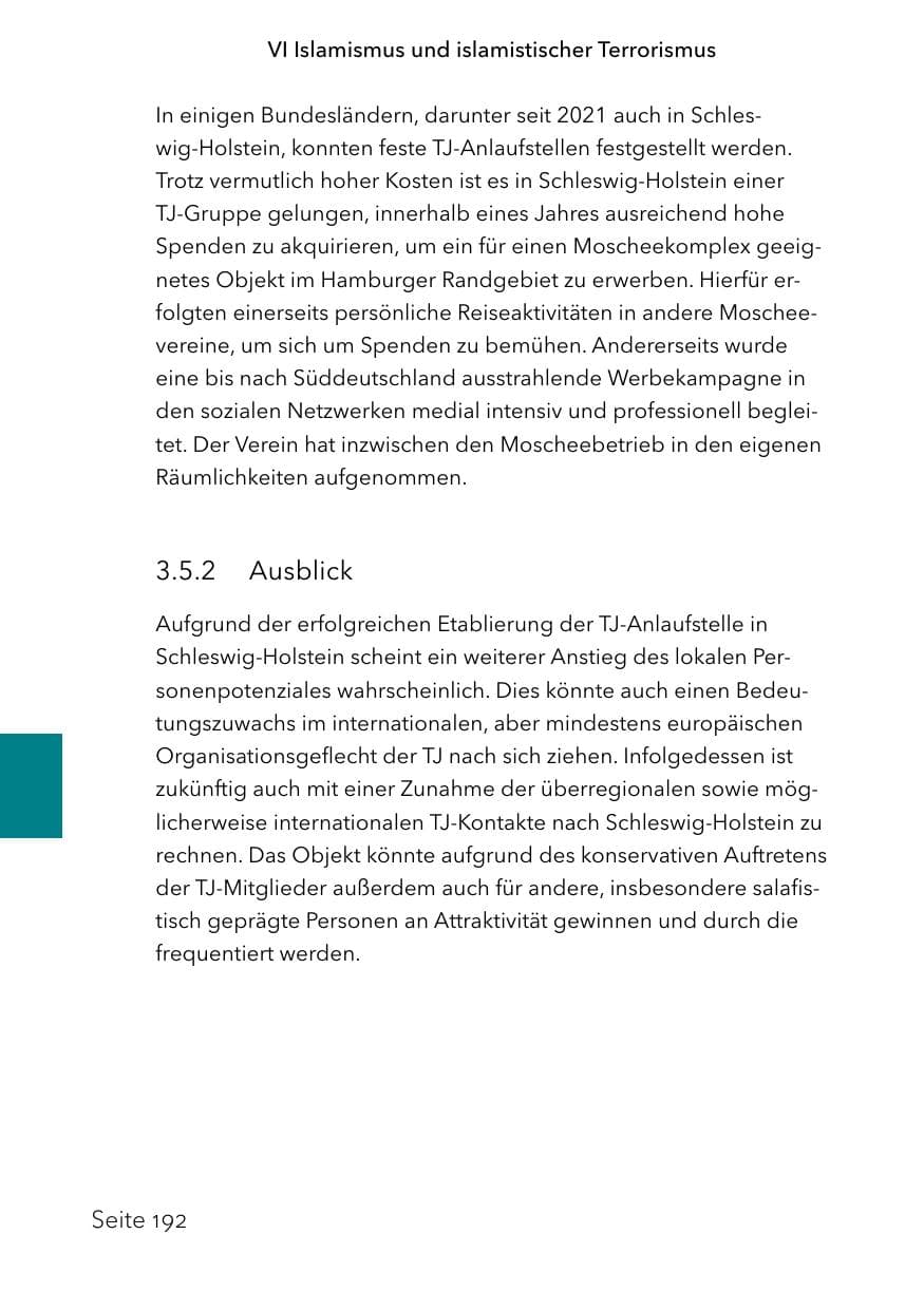 Seite 216 des Verfassungsschutzbericht 2023 Schleswig-Holstein