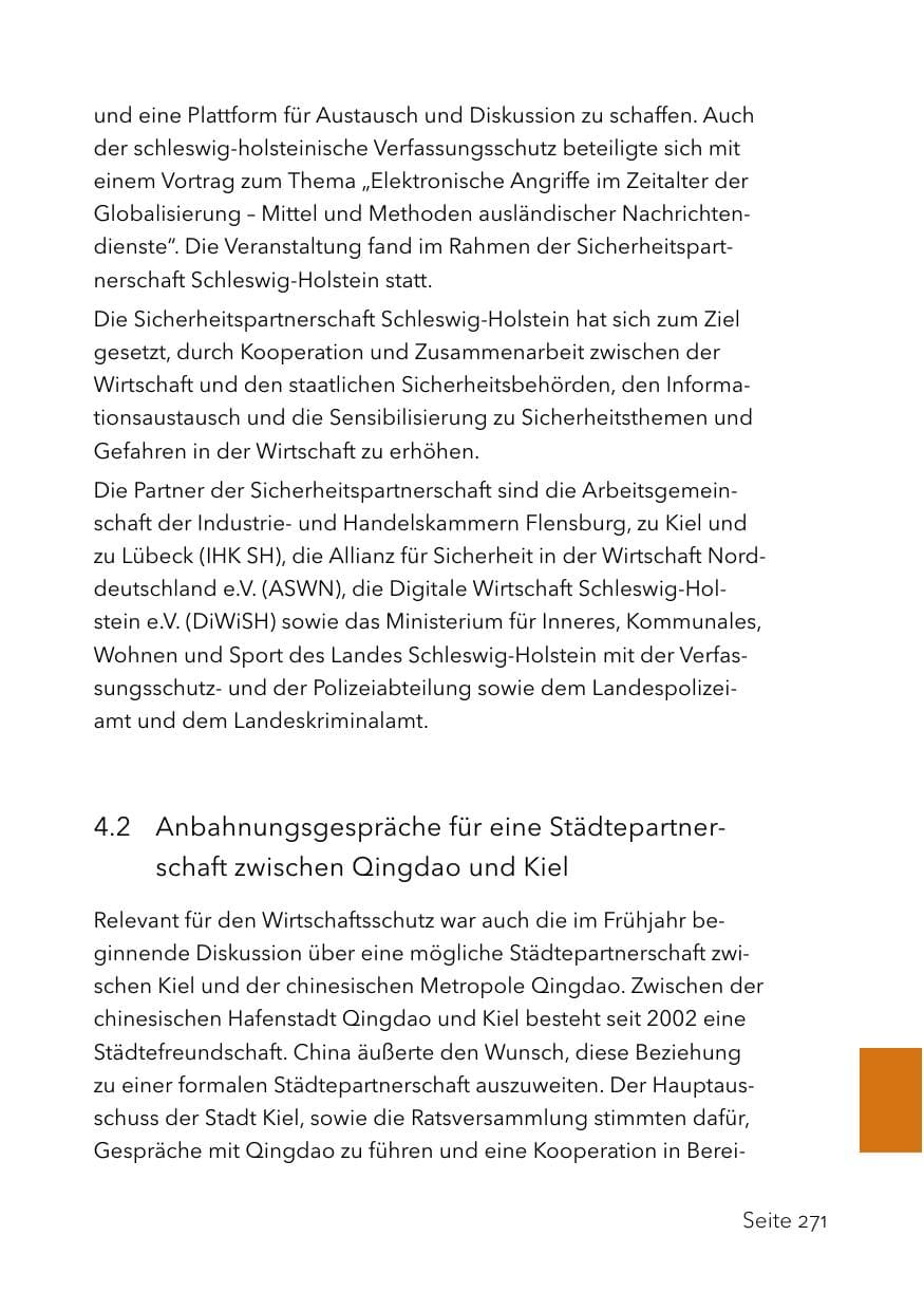 Seite 295 des Verfassungsschutzbericht 2023 Schleswig-Holstein