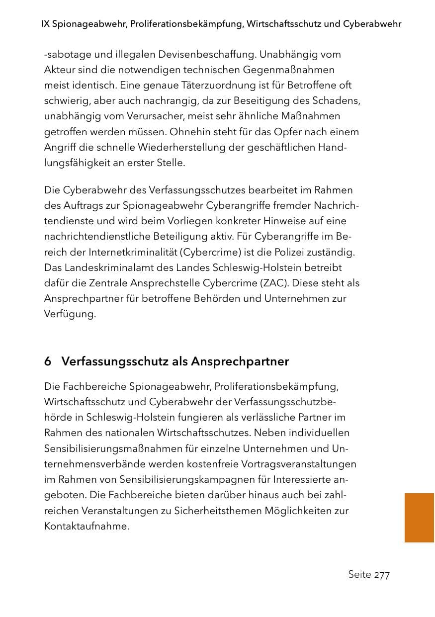 Seite 301 des Verfassungsschutzbericht 2023 Schleswig-Holstein